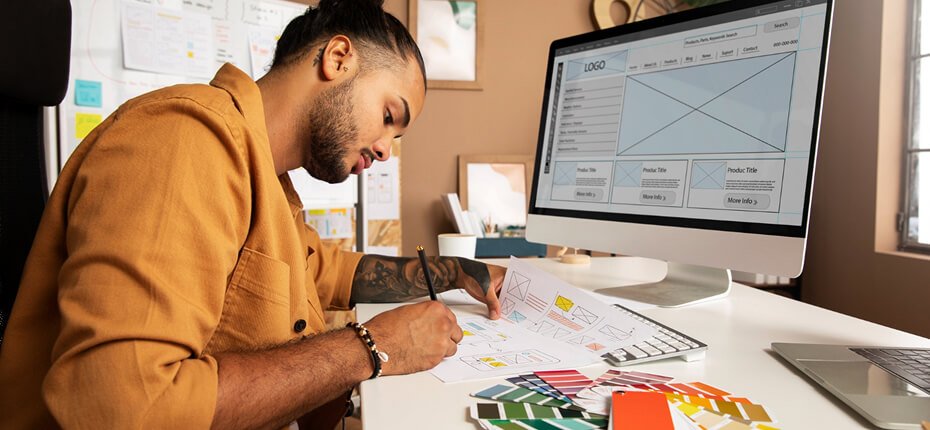 The Wireframing in the UI/UX Design Process